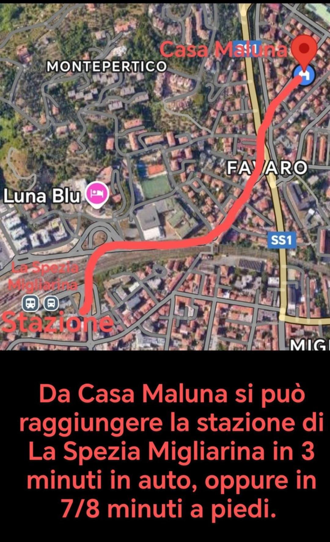 Casa Maluna La Spezia Bagian luar foto